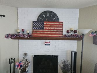 American flag sign large