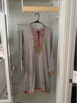 Alkaram Studio Kurta - Grey, Size M