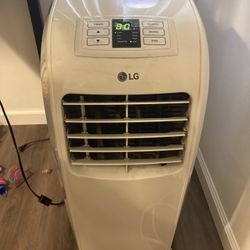 LG Portable AC With Window Seal And Vent 