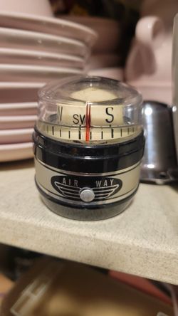 Vintage car compass 