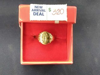 Yellow Gold 10k (.417) 3.8 grams Size 6.5