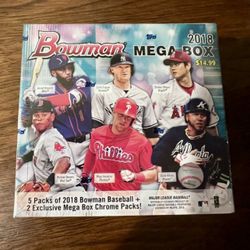 2018 Bowman Baseball Mega Box Brand New Sealed