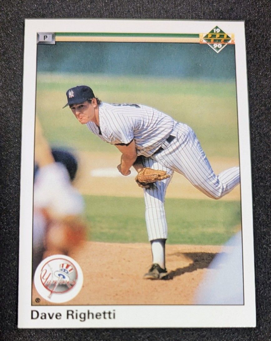 1990 Upper Deck #479 Dave Righetti , New York Yankees