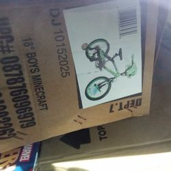 18' Inch Boys Minecraft Bike