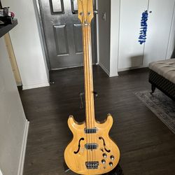 Hohner Black Widow Fretless Bass