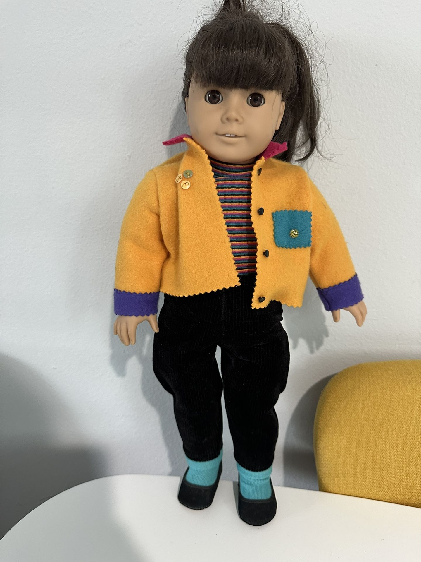 American Girl Pleasant Company 1996 GT2 Samantha Doll 18" Brown Eyes, Brown Hair