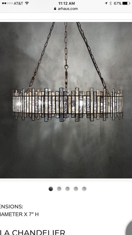 Arhaus Laila Chandelier brand new