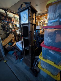 Grandfather Clock Book Shelf