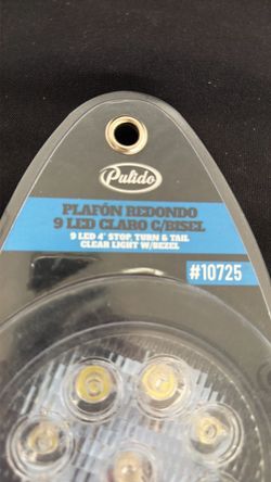 2 ct. Stop, turn and tail clear light w/bezel