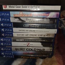 Trade PlayStation 4 Games PS4 Sword Art Online Darksiders Call Of Duty World War Z