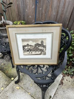 Signed European Framed Art. 16 1:2 x 19