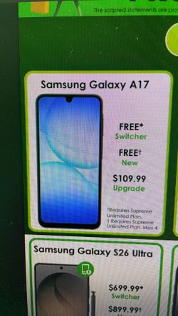 Samsung a17 promo