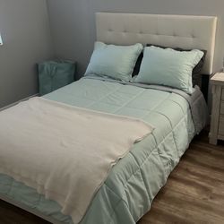Full Size, Bed Frame, And Mattress