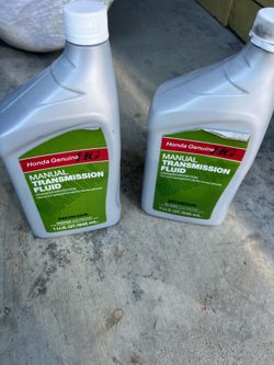 Honda manual transmission fluid