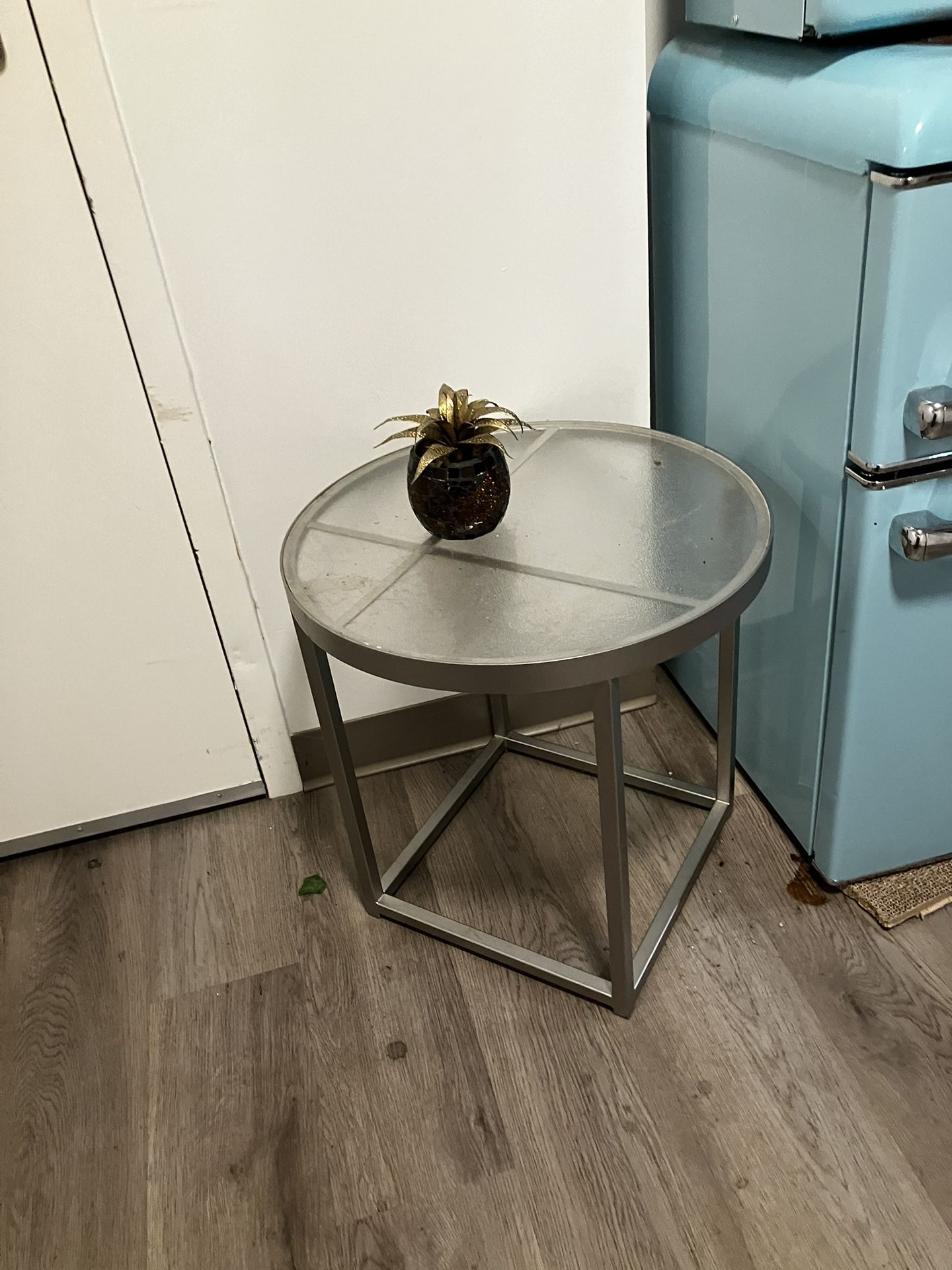 Gray Side Table