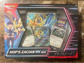 Pokemon Hops Zacian EX Box