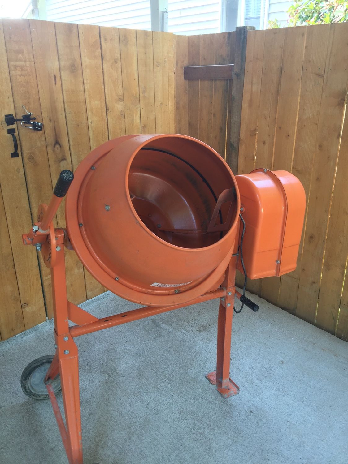 Cement Mixer - 3-1/2 Cubic Year - From Harbor Freight