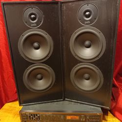 Stereo Set JVC RX3 Receiver + Polk Audio S6 Speakers 