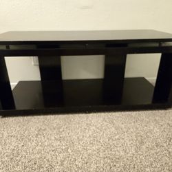 Large Solid Wood Modern TV Stand or Media Console | Espresso Finish