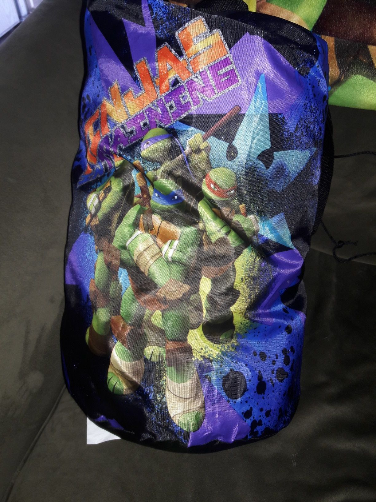 Teenage mutant ninja turtles sleeping bag and pillow