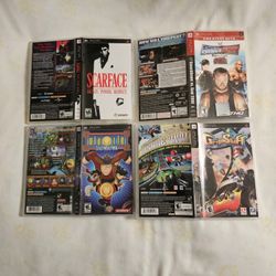 PlayStation PSP Video Games Scarface $35,SmackdownVsRaw 15,Other Games $10 Each