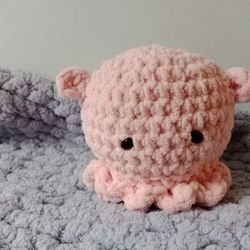 Crocheted Cuttlefish Octopus 