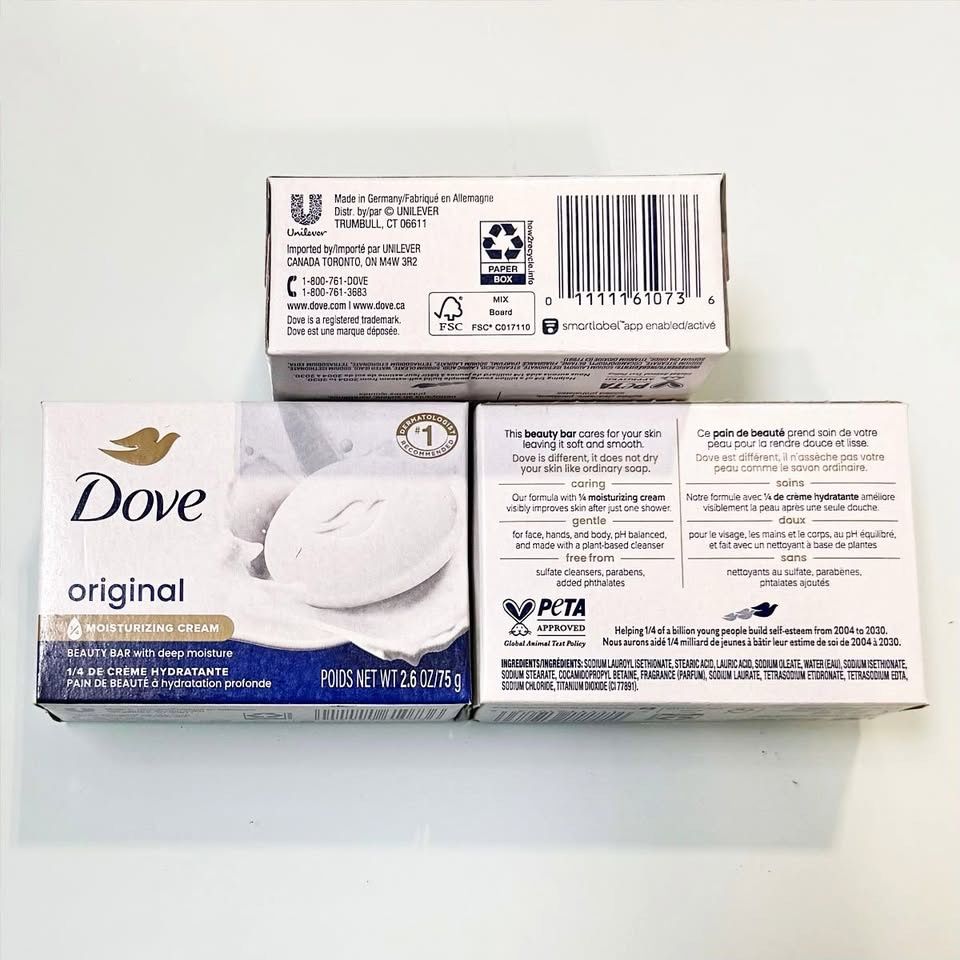 Dove White Beauty Bar, Original Scent, 2.6 oz (Pack Of 1)
