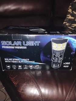 Outdoor solar light