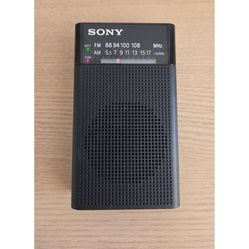 Sony ICF-P27 Portable Hand-Held Pocket FM/AM DSP Radio With Built-in Speaker