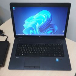 High Speed HP 17.3" Laptop Intel Core i7 CPU 16GB RAM 500GB SSD Nvidia 4GB DDR5 Graphics Blu-Ray Drive Windows 11 Professional 