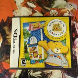 Build A Bear workshop Nintendo DS NDS game complete with case