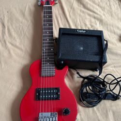 Electric Guitar With Amp