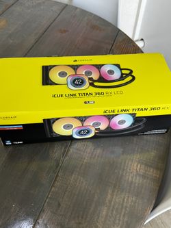 Pc Parts , CORSAIR iCUE LINK TITAN 360 RX RGB Liquid CPU Cooler