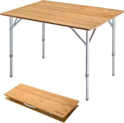 KingCamp KC3928 USVC3 Folding Table, Yellow_39.4"x28.3"