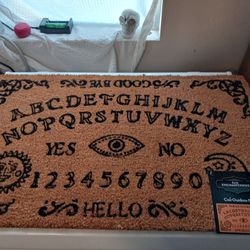 Halloween Ouija Board Coir Rug Brand New