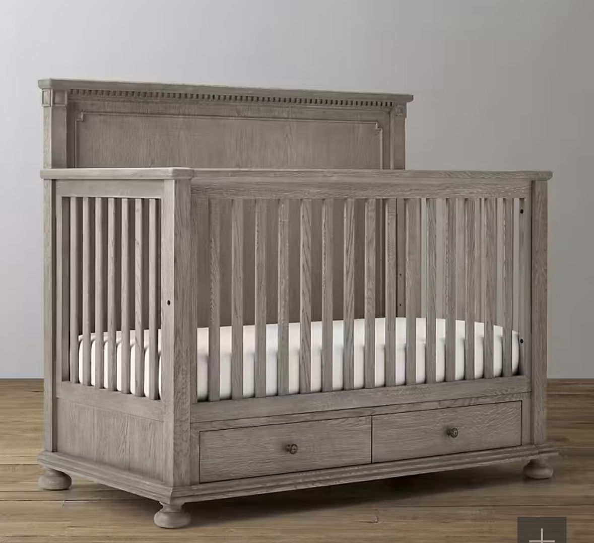 Restoration Hardware Jameson Storage Conversion Crib for Sale in