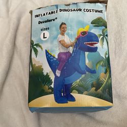 Inflatable Dinosaur Costume Size L
