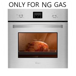 NEW EMPAVA 24” STAINLESS STEEL ❤️ GAS❤️ SINGLE WALL OVEN WITH A FACTORY WARRANTY 7/5/24