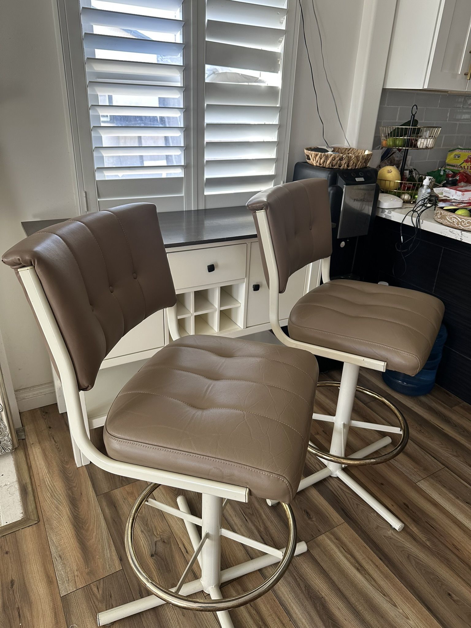 Two Comfy Bar Stools