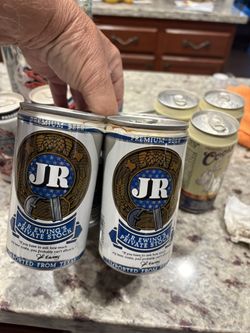 JR Ewing Beer Collector Cans