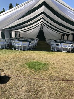 Carpas con draping de cualquier tamaño