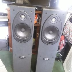 Polk Audio RT600 Floorstanding Tower Speakers Home Theater 150W 8-Ohms