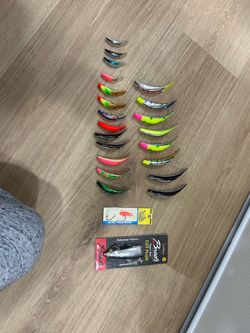 Fishing lures Spin fish & Brads stuffer baits.