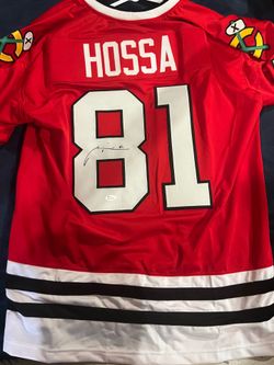 Marian Hossa Blackhawks Signed Jersey JSA Cert