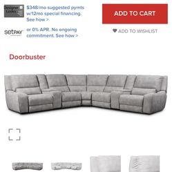 Sectional Recliner Seate