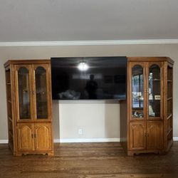 Oak Entertainment center