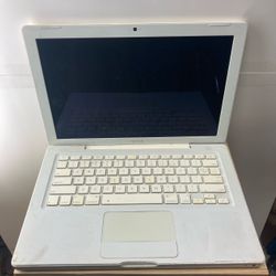 Apple MacBook White Laptop parts only broken screen