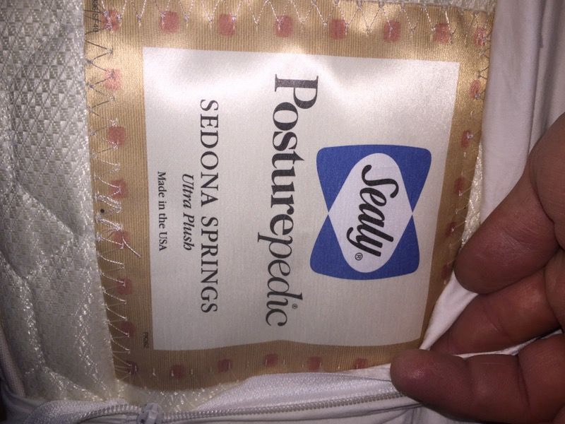 Like New Sealy Posturepedic Sedona Springs Ultra Plush Cal King