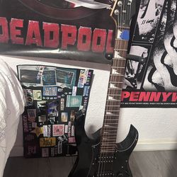 Ibanez mikro electric guitar with stand