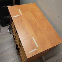 Wooden cubby shoe organizer